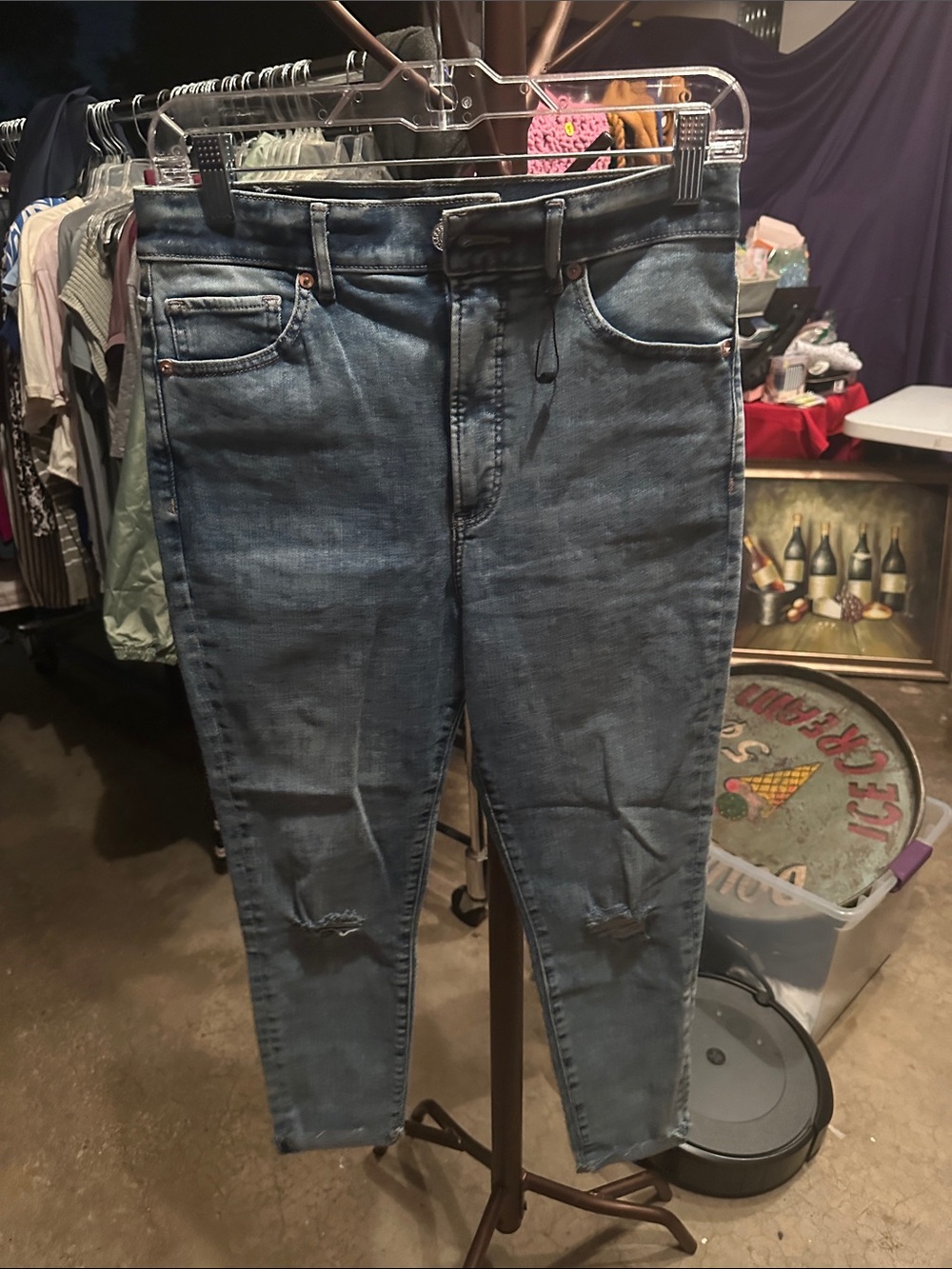 Express women’s skinny super high rise